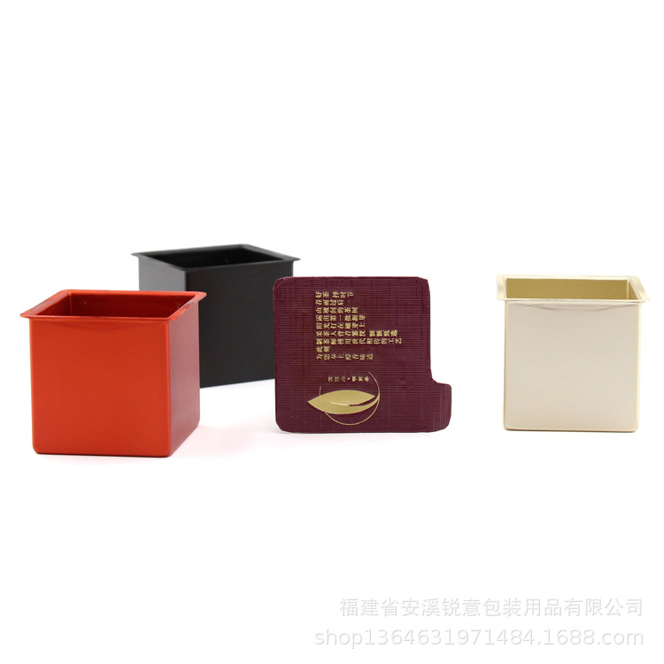 一泡装方形封口金属罐 八马小茶罐私版 异形氧化封口铝罐厂家批发