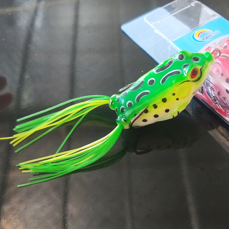 Floating Soft Frogs Fishing Lures Soft Baits Bass Trout Fresh Water Fishing Lure