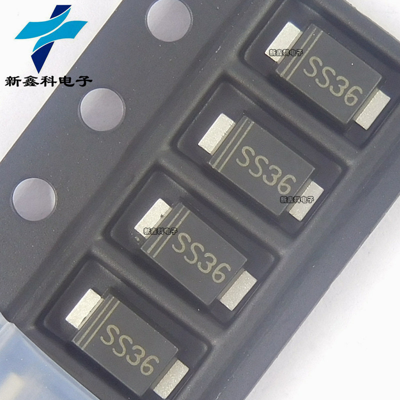 SS36F 丝印:SS36 超薄SMAF 肖特基二极管 3A 60V 全新现货
