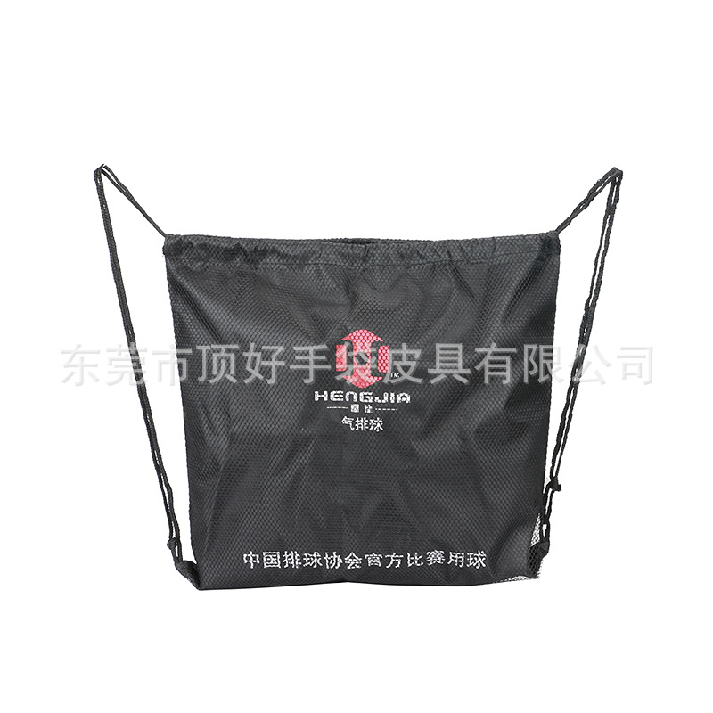 简约纯色抽绳束口背包 运动骑行束口双肩背包 牛津布抽绳袋