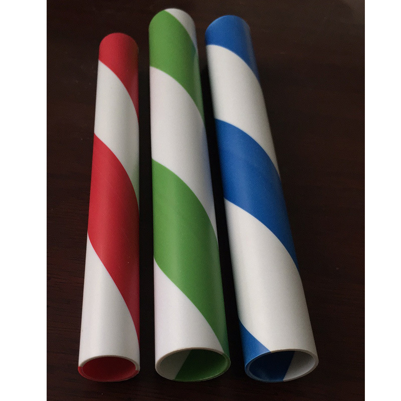 厂家热销PVC双色螺旋管 彩色PVC耐高温绝缘建筑工地