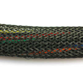 阻燃PET编织网管 网套套管 蛇皮网管电线保护套管 耐磨伸缩网套
