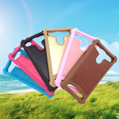 四角加厚气襄通用硅胶手机壳软胶贴皮强力防摔万能手机套现货批发|ru