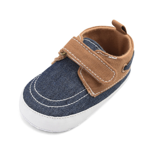Spring and Autumn Boys' Casual Baby Canvas Shoes, Baby Shoes, First Steps Shoes, Soft Sole, 0-1 Years, D921