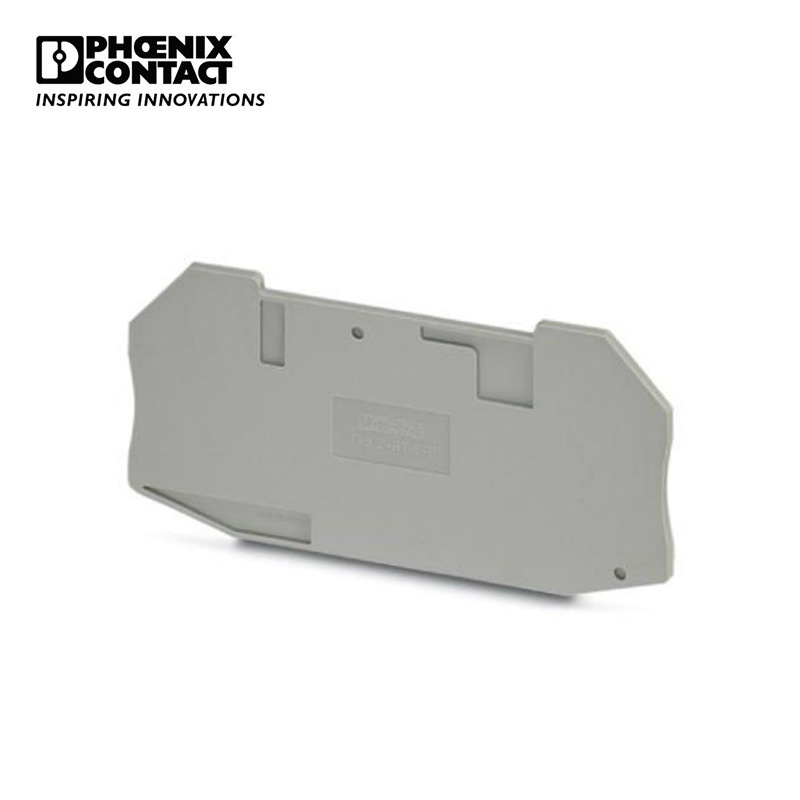 菲尼克斯 端板接线端子凤凰端子附件灰色 - D-RT 5-T