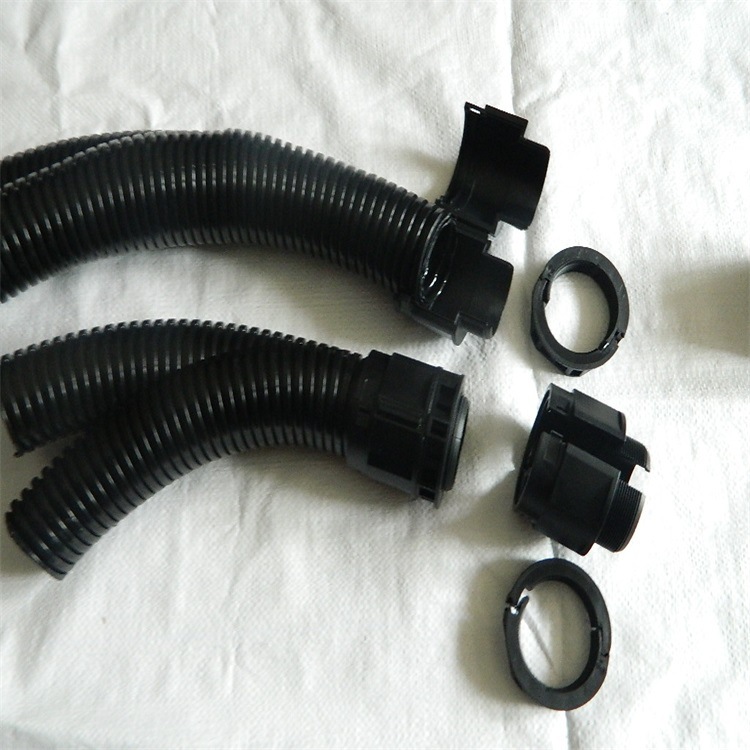 北京供应公制螺纹开口波纹管接头 AD18.7-M20*1.5尼龙开口接头