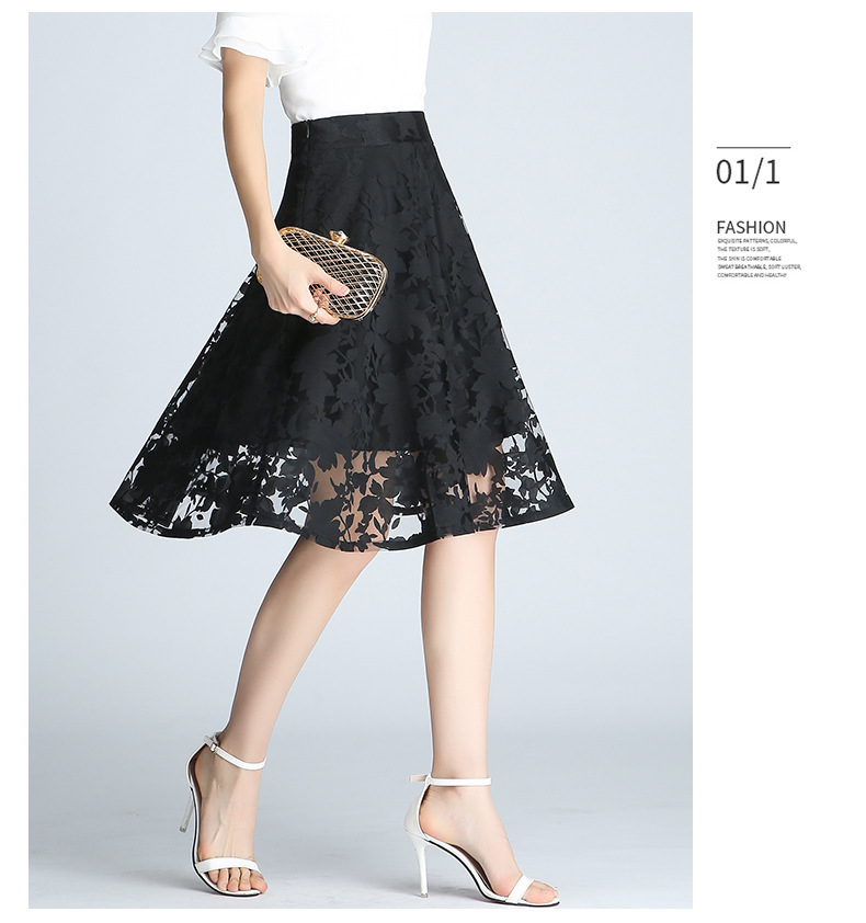 Jupe femme KUPAILZ en Mousseline - Ref 3330653 Image 49