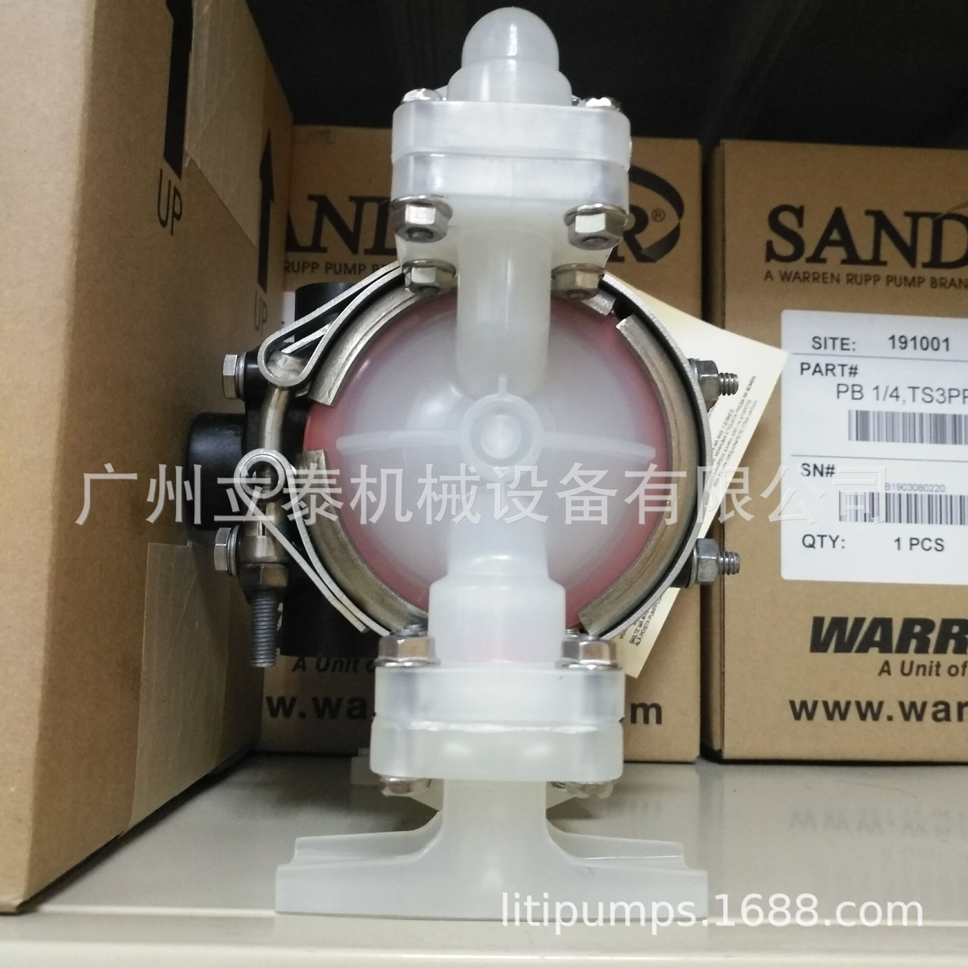 气动隔膜泵 Sandpiper胜佰德PB1/4,TT3PP 现货供应耐酸碱
