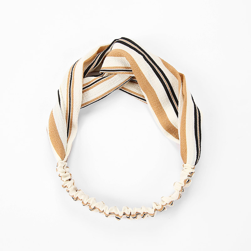 韩国春夏交叉松紧发带雪纺新款发箍女士头带发饰运动洗脸头饰批发