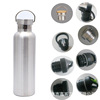 Street sports bottle stainless steel, capacious water bottle, glass, American style, wholesale