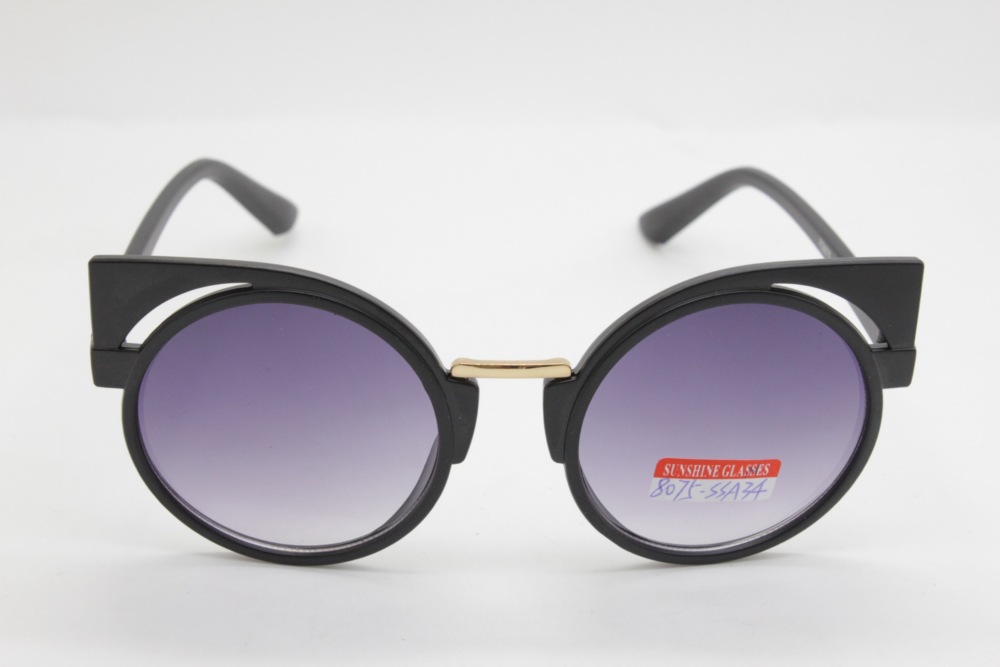 新款猫眼睛款太阳镜，女士猫眼太阳镜，UV400,抗紫外线