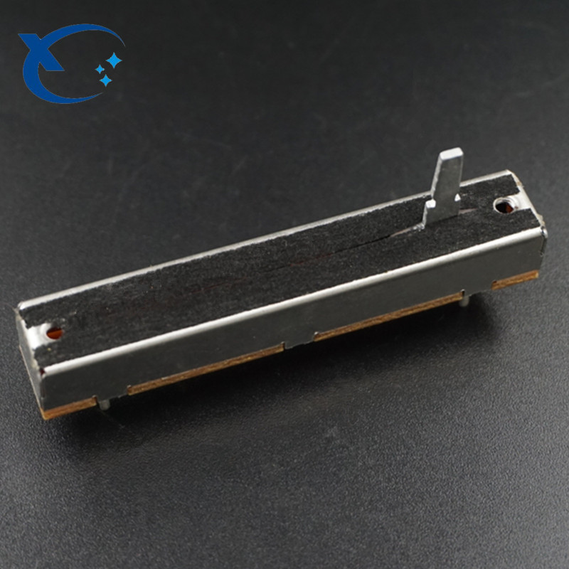SC458N单联进口碳膜调光台调音台推子直滑式电位器三脚75mm