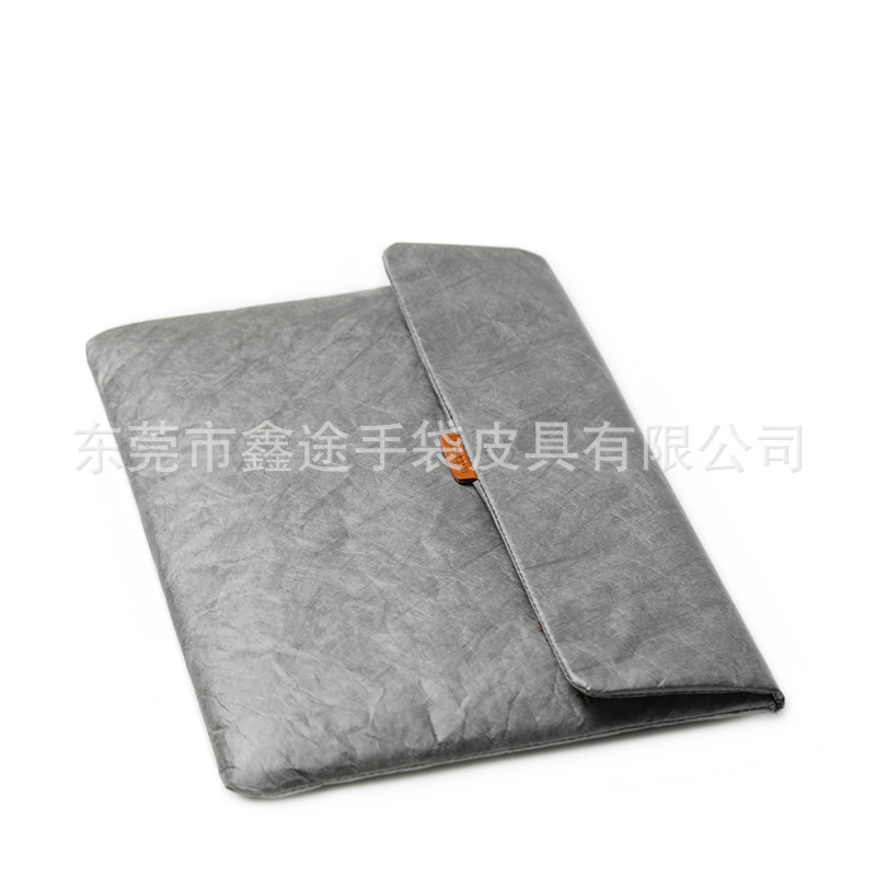 Creative and Simple Dupont Paper Laptop Bag Tyvek Retro Waterproof and Anti-Pressure Clutch Bag Briefcase