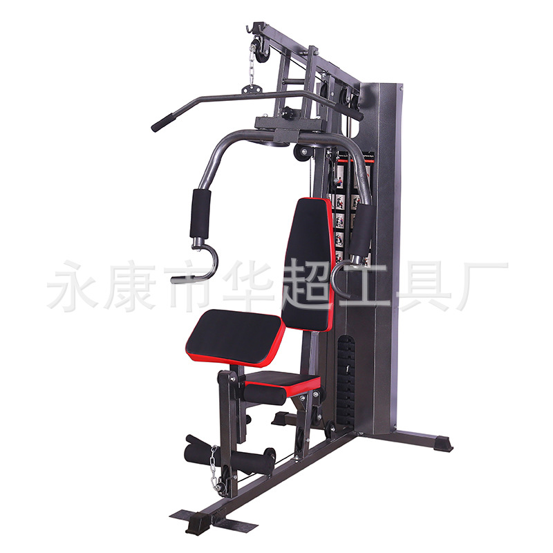 爆款家用綜合訓練器材胸肌背肌家居多功能運動器材單人站定制批發
