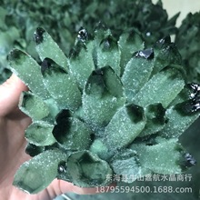 水晶簇摆件绿水晶绿幽灵黄水晶白水晶消磁原石客厅办公装饰摆件