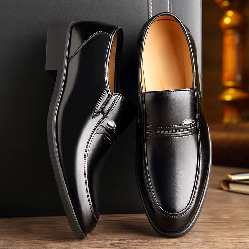 Весна и лето 2023 Мужская остроконечная деловая официальная кожаная обувь мужская оптовая продажа