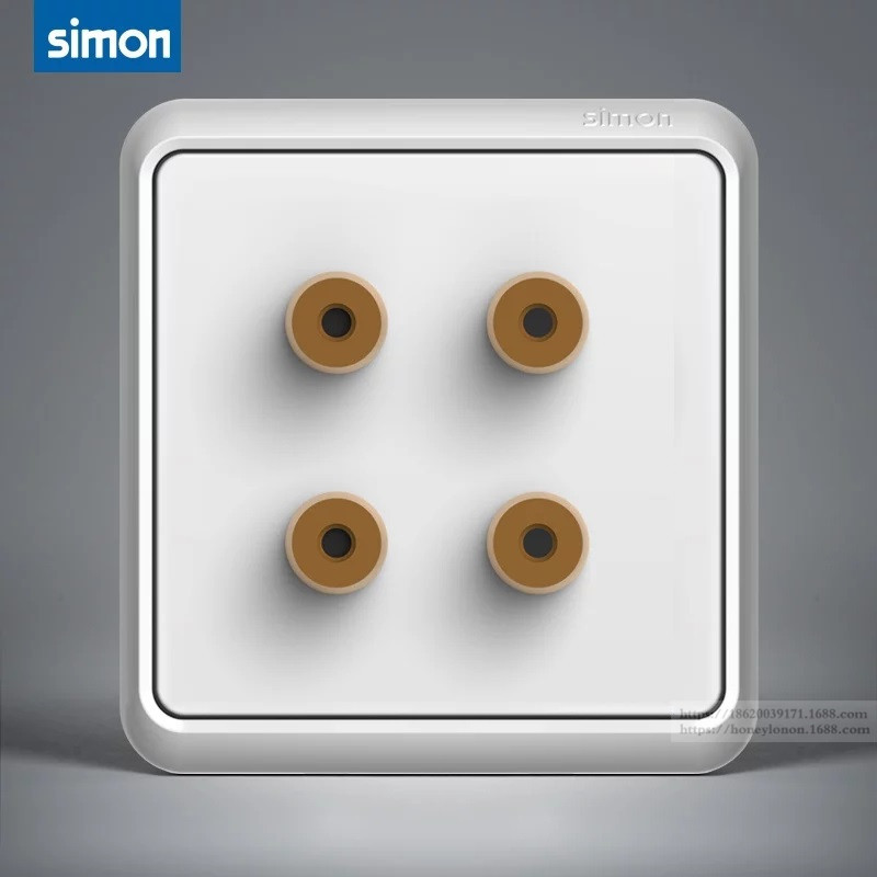 simon 西蒙 E7 二位音箱插座735402