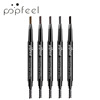 Three dimensional double-sided waterproof eyebrow pencil, dense makeup primer, no smudge