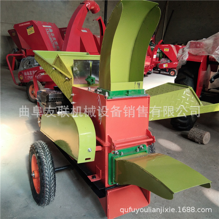 大型青贮秸秆铡草机 高喷式青草秸秆粉碎机 多功能铡草揉丝机03