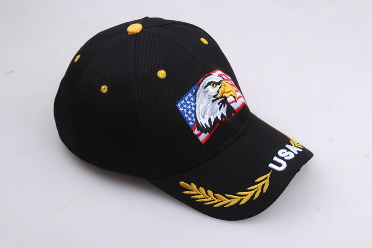 Lanyin Eagle Flag Five Point Star bestickter Baseball-Entenzungen-Sonnenhut Tide_voghion.com