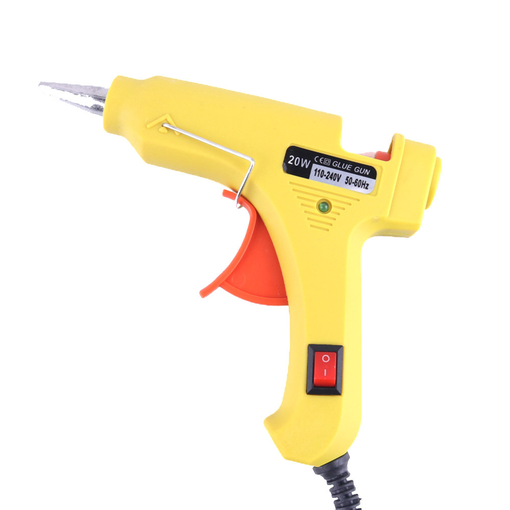 1 caliente derretimiento pegamento pistola hecho a mano eléctrica caliente derretimiento palo pegamento agarre hogar plástico tira de pegamento pequeño tamaño libre caliente derretir pegamento palo 7-11mm