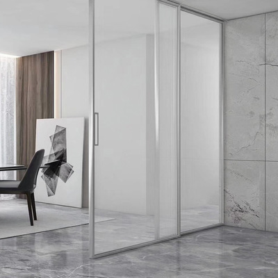 厂家供应金属简约现代推拉门 衣柜门 铝合金框 威吕铝制品