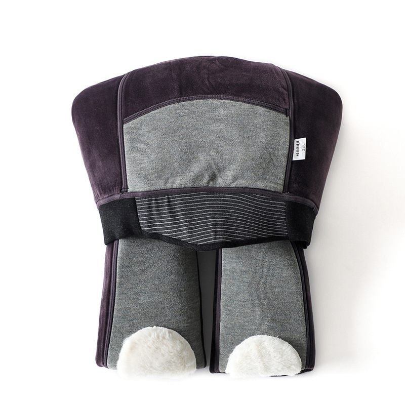 雪地裤男800克貂绒护中护磁力护腰护裆 生态棉加绒加厚特厚保暖裤|ms