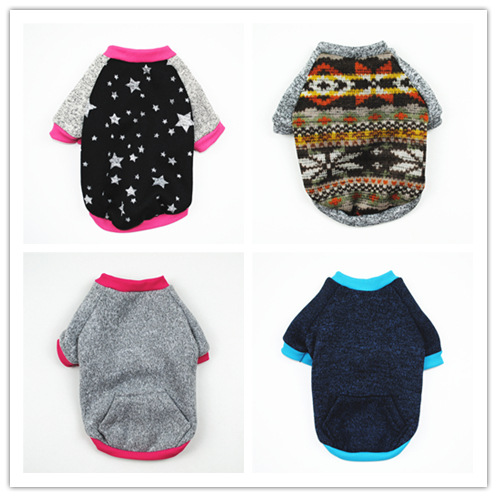 Factory Direct Sales Pet Clothes Dog Clothes Spring And Autumn Thickened Jacket display picture 3