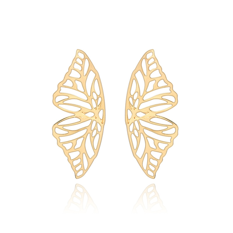 Grenz Überschreiten Der Heißer Verkauf Neue Kreative Mode Elegante Form Schmetterlings Ohrringe Frauen Nationals Til Natürliche Einfache Ohrringe Schmuck display picture 2