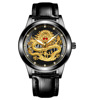 Waterproof mechanical ruby fashionable men's watch for elderly, for middle age