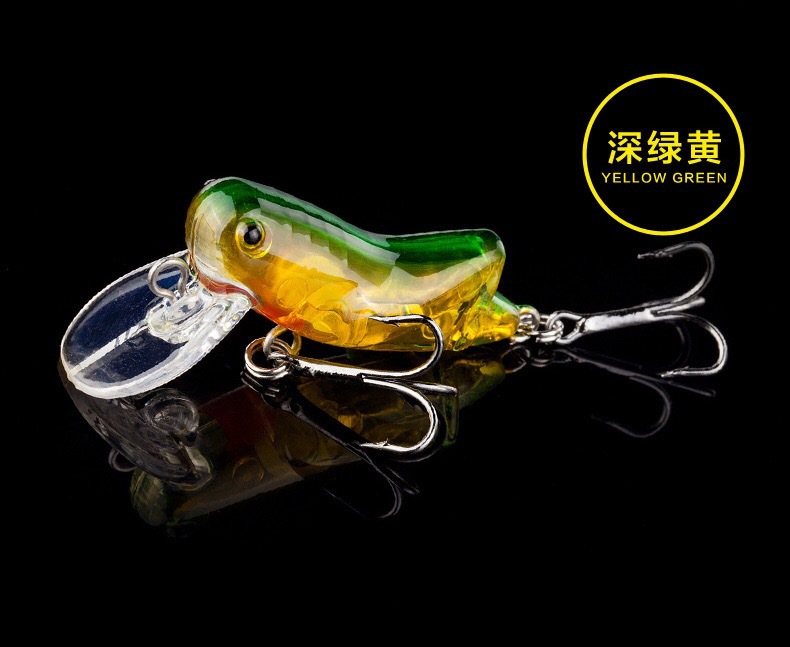 Fishing Lure Baits Artificial Grasshopper Insects Fishing Crankbaits Hooks Baits Tackle Sea Fishing Lures Locust Flying Jig Wobbler Lure