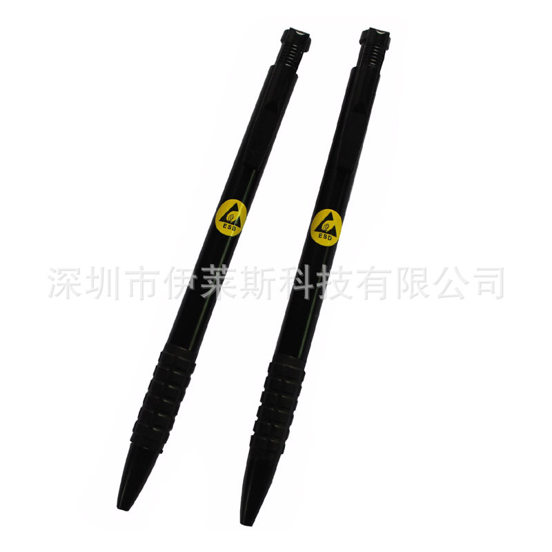 goods in stock wholesale Anti-static ball pen Free workshop Office ESD Anti-static black Refill ball pen