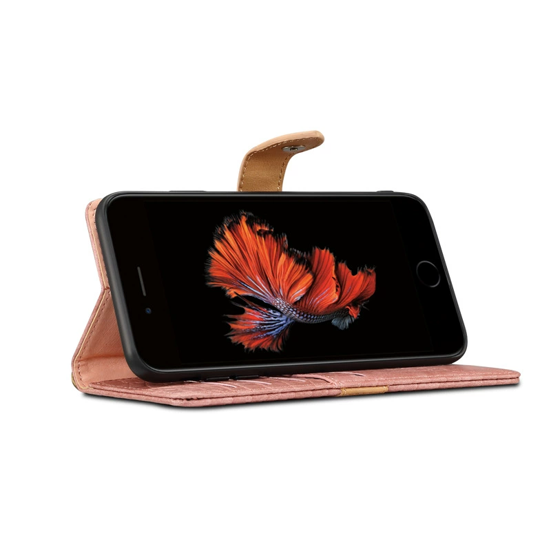 Apple, совместимый с iPhone6, кошелек, мобильный телефон, ремешок, трубка, защитный чехол, крокодиловый принт, 6S