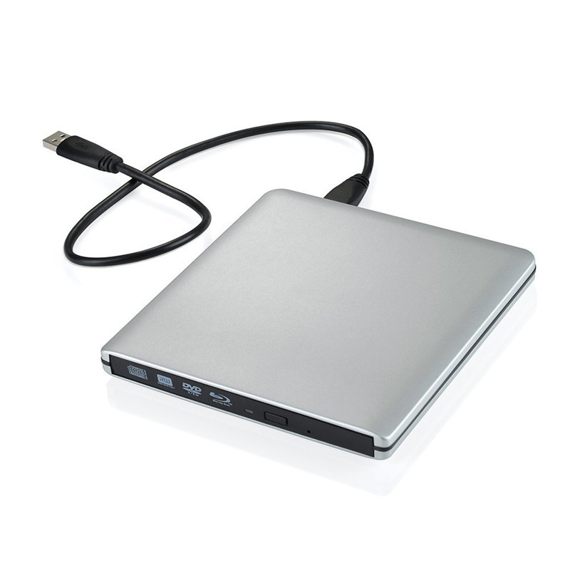 Slim Aluminum USB3.0 Blue light BD Burner portable support Reading and writing Various Disc computer currency