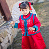 Girls costume 2019 Adidas children Vest Dress suit baby Chinese style girl The age of Hanfu