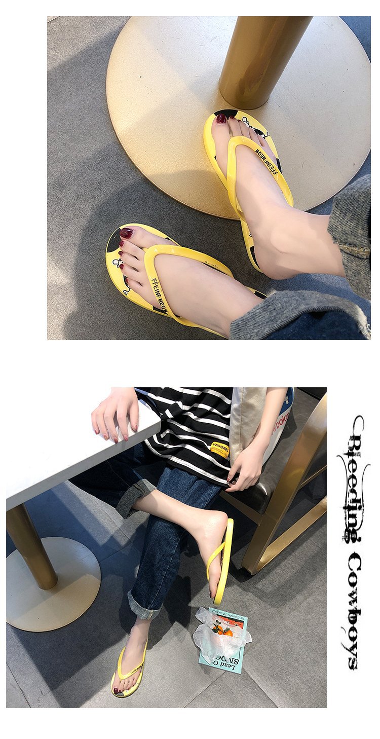 人字拖女女士夏外穿时尚2019新款可爱韩版防滑学生夏季沙滩凉