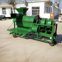 柴电两用新型脱高梁机农用玉米脱粒机谷子高梁黄豆打粒机三相电