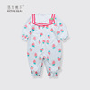 2019 Autumn and winter new pattern pure cotton one-piece garment newborn baby keep warm Simian Long sleeve Romper Climbing clothes One piece On behalf of