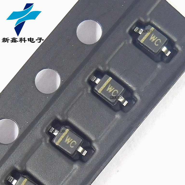 BZT52C7V5S 贴片稳压二极管 7.5V 丝印WC SOD-323 0805