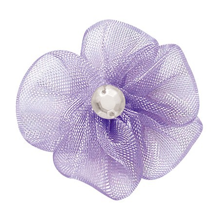 Yao Ming tejido a mano 3cm cinta flor horquilla accesorios decorativos DIY hecho a mano material de producción creativa cinta flor