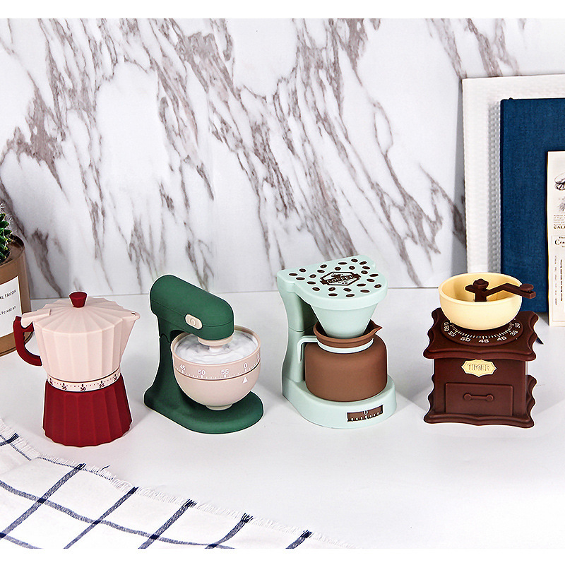 Creative coffee boiling rain pour Time device student cute time manager timer mechanical reminder timer Creative coffee boiling rain pour Time device student cute time manager timer mechanical reminder timer