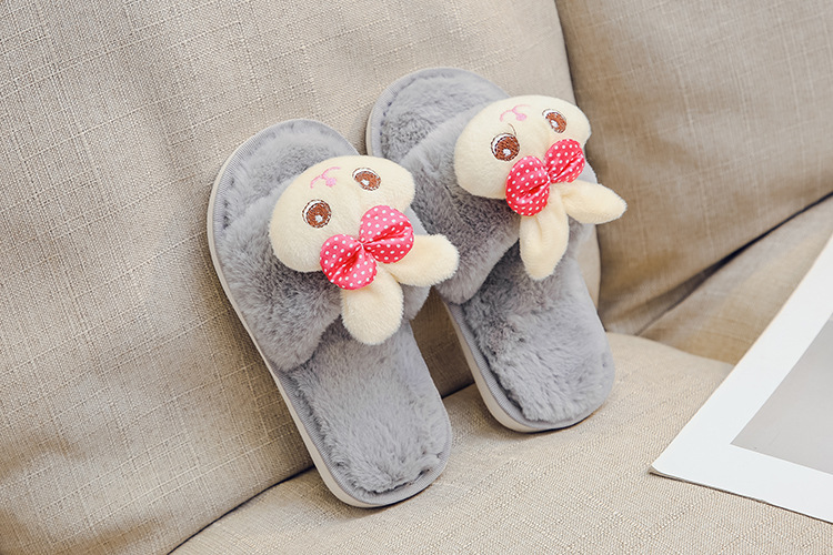 children s cute non-slip plush slippers   NSPE35018