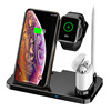 fold Triple vertical wireless Charger Apply to Apple Three generations headset 4in1 Watch Phone Fast charging