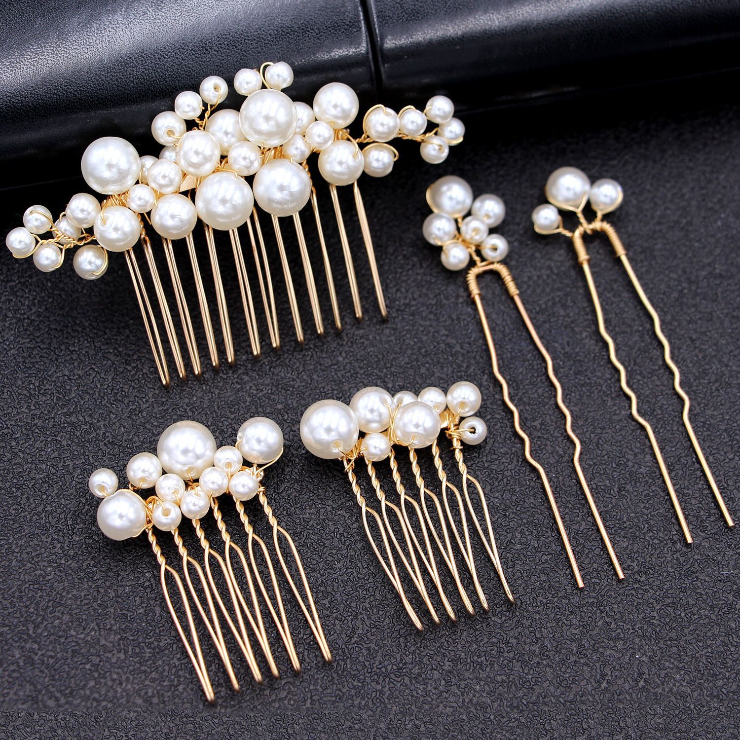 Fashion Geometric Alloy Artificial Pearls 1 Set display picture 1