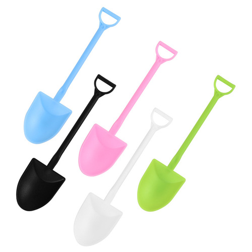 Disposable plastic spoon ice cream cake ice cream cheese dessert spoon pudding shovel yogurt spoon individually packaged
