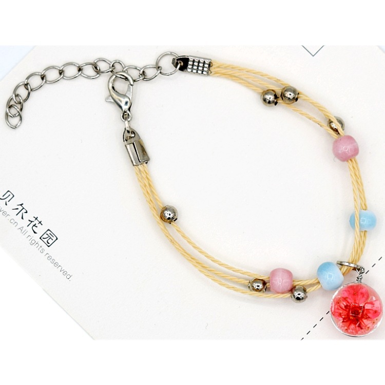 Bracelet en Perles en céramique Boule de verre alliage - Ref 3446560 Image 5
