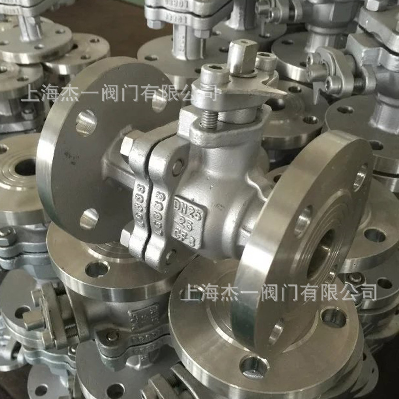 法兰304L不锈钢球阀 Q41F-25PL CF3 2.5Mpa PTFE密封 重型