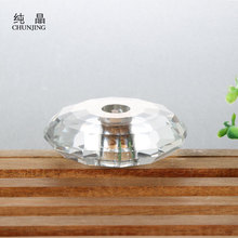 中山灯饰配件k9中孔球中柱珠飞碟圆形台灯壁灯酒店别墅摆茶几台灯