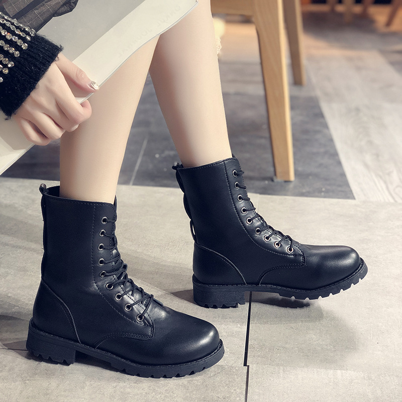 Bottes femme en PU artificiel - Ref 3354881 Image 4