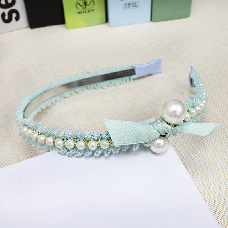 Fashion beads lace bow headband NHOU128825picture11